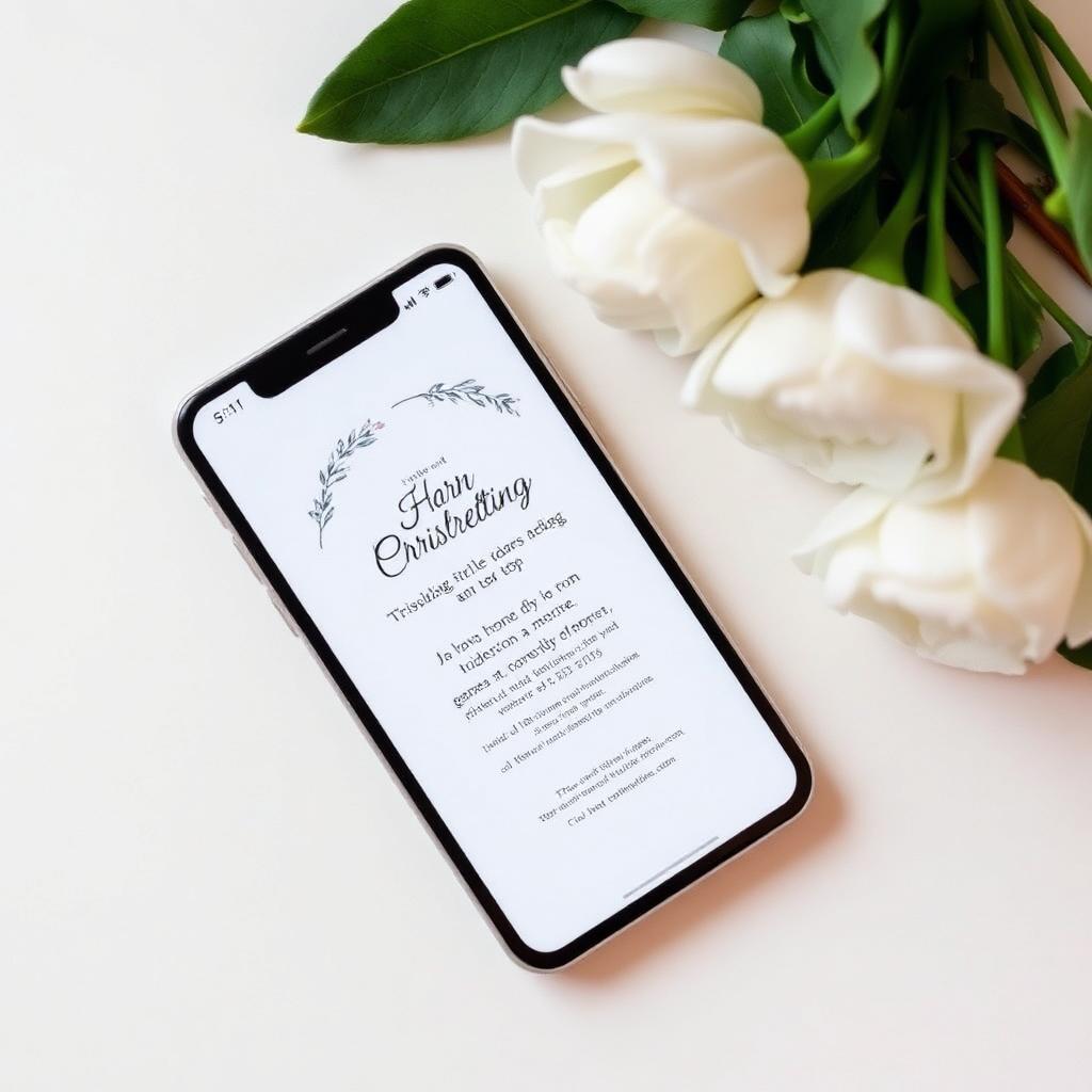 Christening Invitation Wording: Templates for Every Family — in use