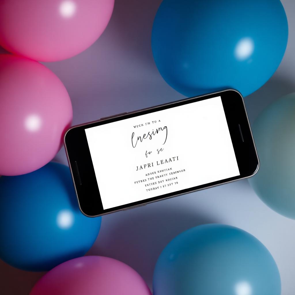 Gender Reveal Invitations: Wording, Themes & Free Templates — in use