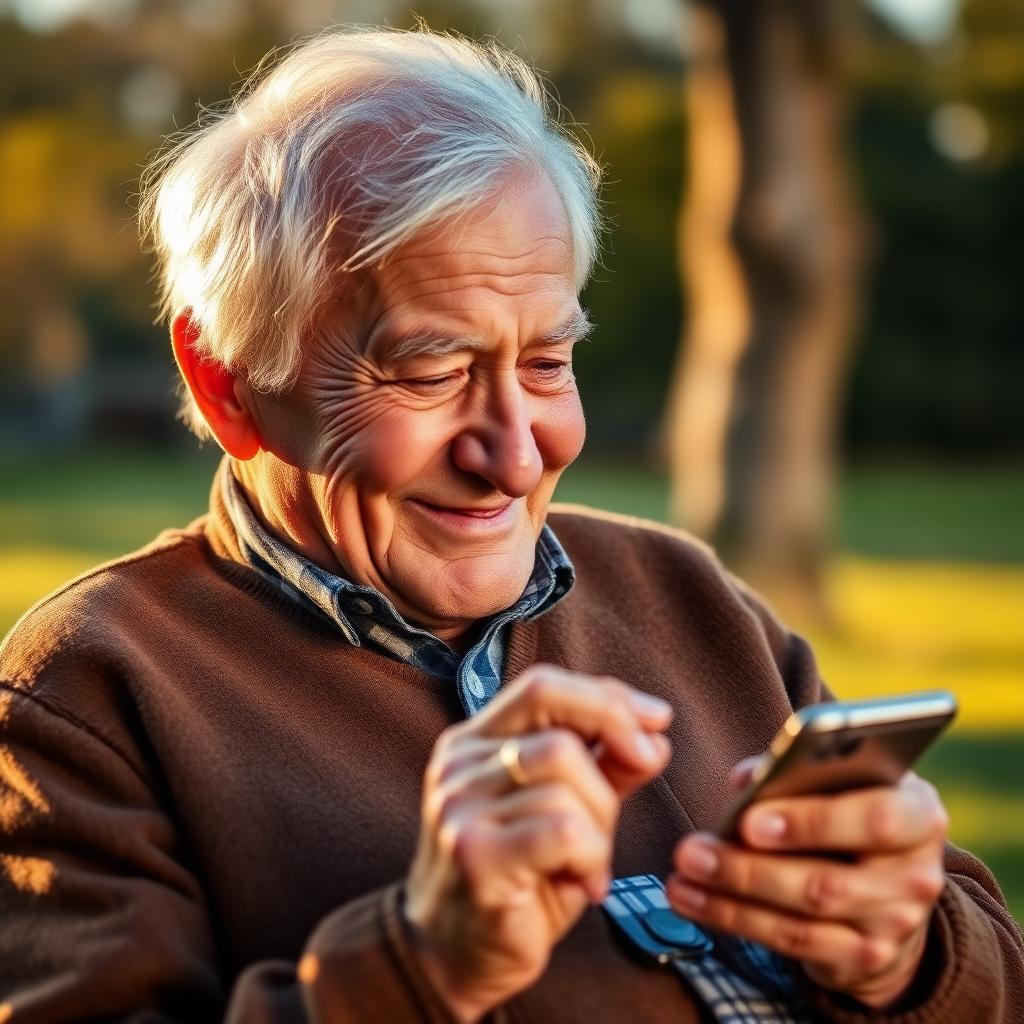 Personalised Song for Grandpa: A Gift He'll Play Until It Wears Out — in use