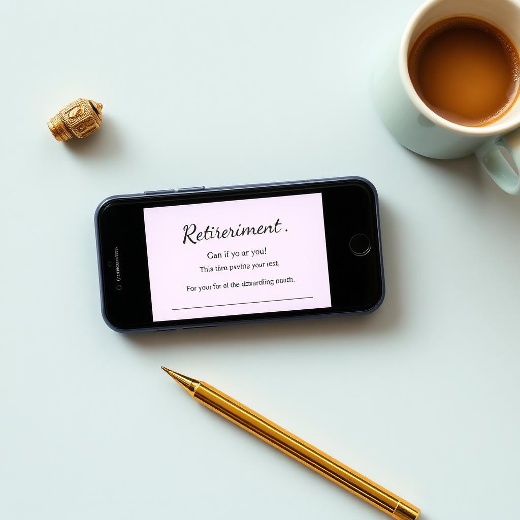 Retirement Party Invitations: Templates, Wording & RSVPs — in use
