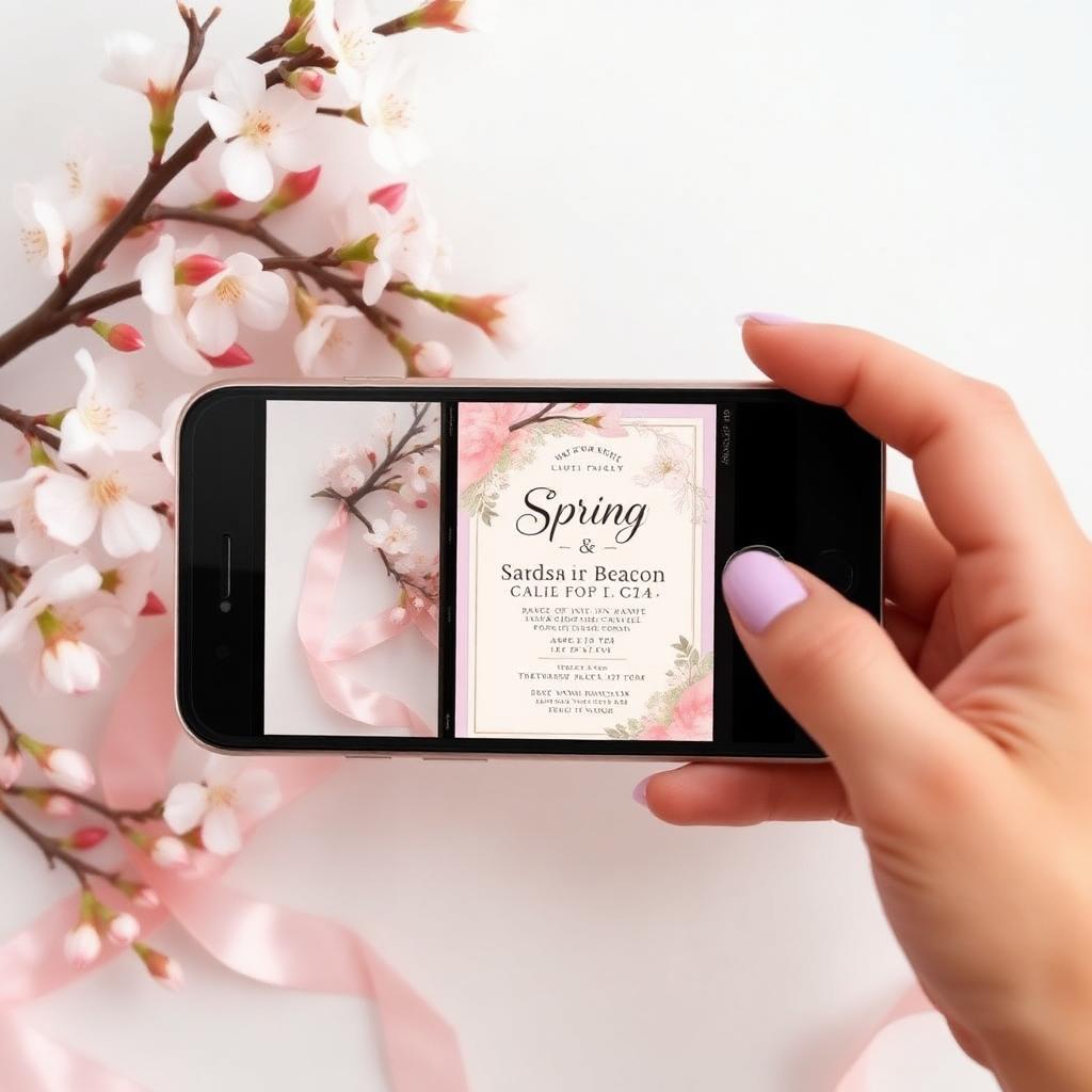 Spring Wedding Invitations Australia: Designs, Wording & Timing — in use